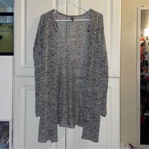 h&m marled grey cardigan